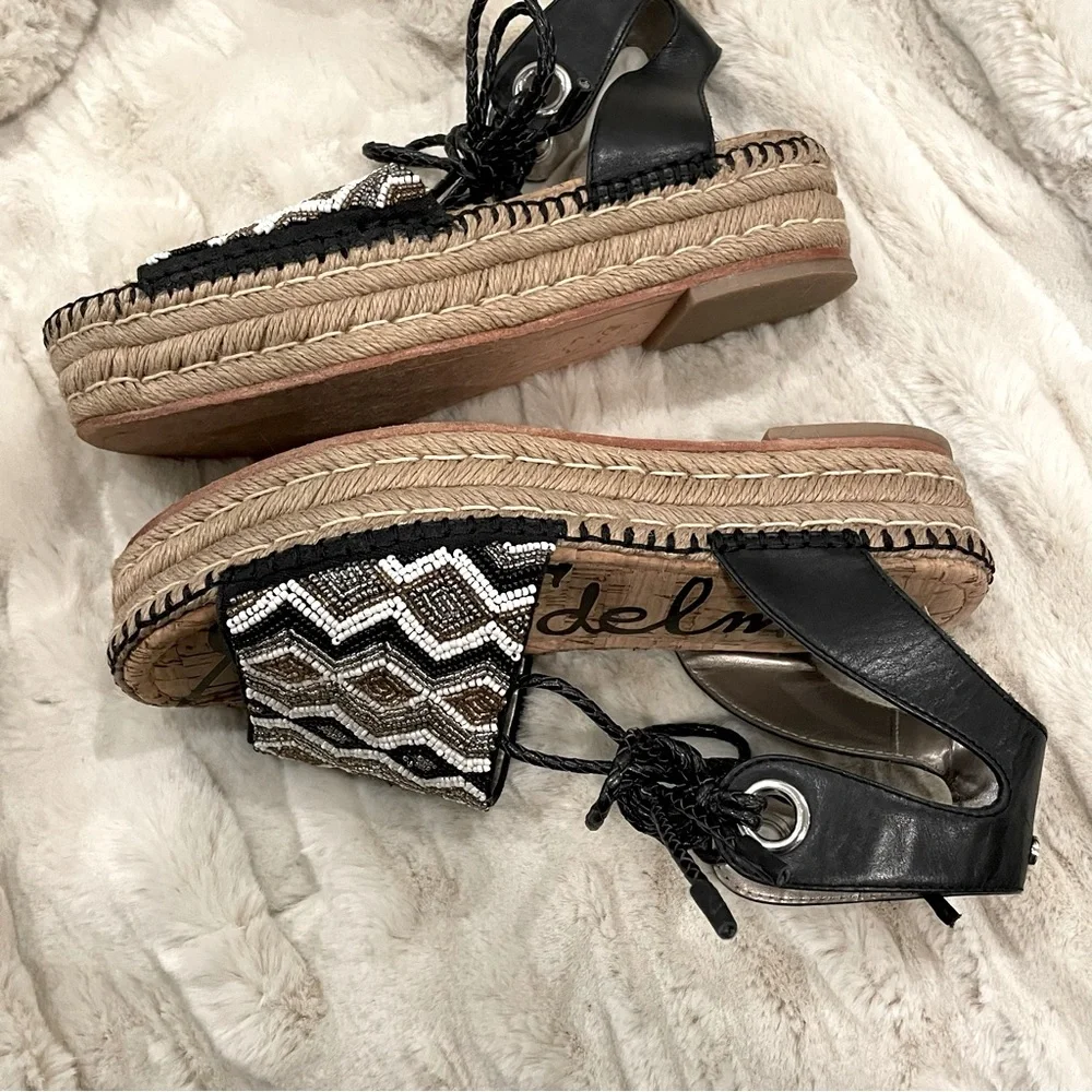 Sam Edelman Women's Neera Espadrille Wedge Sandal Size 9